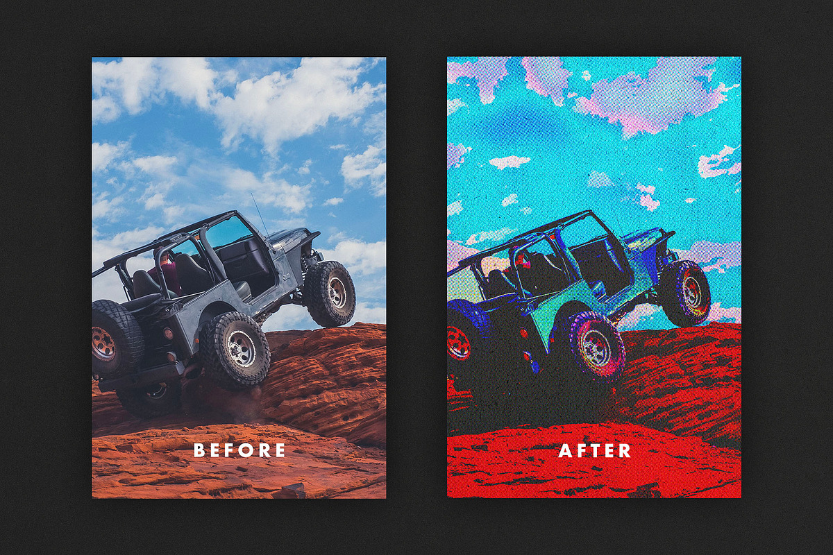 Retro Postcard Effect, a Layer Style Add-On by Design Squad (Photo 3 of 5)