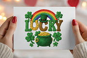 Lucky Mom St. Patricks Day PNG, an Illustration by DreamPrint404 (Thumbnail 3 of 6)