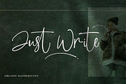 Just Write | Script Font, a Script Font by Jolicia Type (Thumbnail 1 of 9)