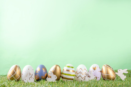 Easter egg grass background, a Holiday Photo by Rimma