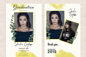 Graduation invitation template, an Invitation Template by Kayytechin Shop
