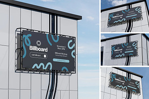 Wall Billboard Mockup, an Advertising Mockup by Hubzway
