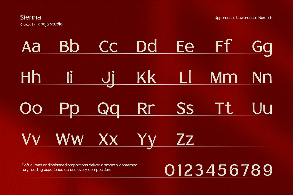TBJ Sienna Elegant Serif Font Family, a Serif Font by Taboja Studio (Photo 2 of 15)