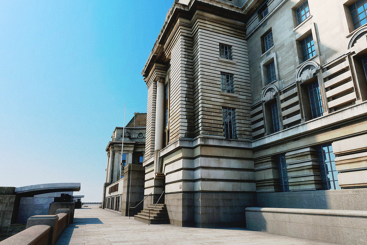 County Hall, London, UK, an Architecture 3D Model by Vertex Modelling (Photo 2 of 11)