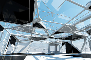 Futuristic Architectural Interior