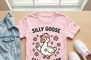 Silly Goose Club Member T-Shirt PNG, a Shirt Mockup by Vector Stall (Thumbnail 10 of 15)