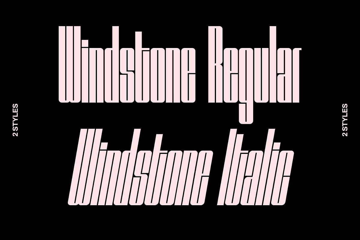 Windstone - Black Condensed Font, a Sans Serif Font by Variatype (Photo 8 of 8)