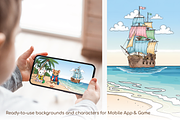 Sea Voyage Cute Animals, an Illustration by lokfrid (Thumbnail 7 of 12)