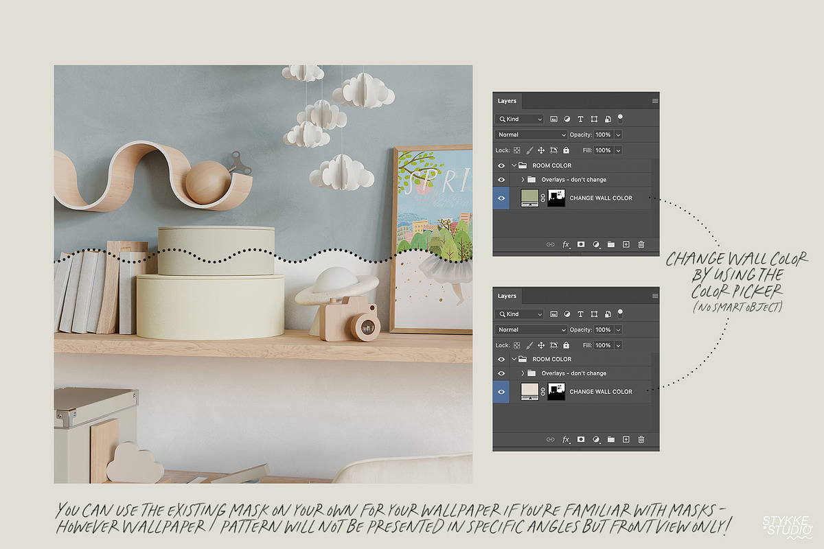 BEIGE DREAM | Nursery Frame Mockup, a Household Mockup by Stykke Studio (Photo 3 of 12)