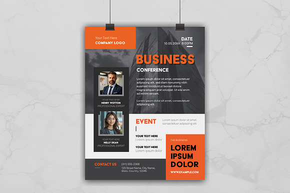 Modern Business Conference Flyer preview 2