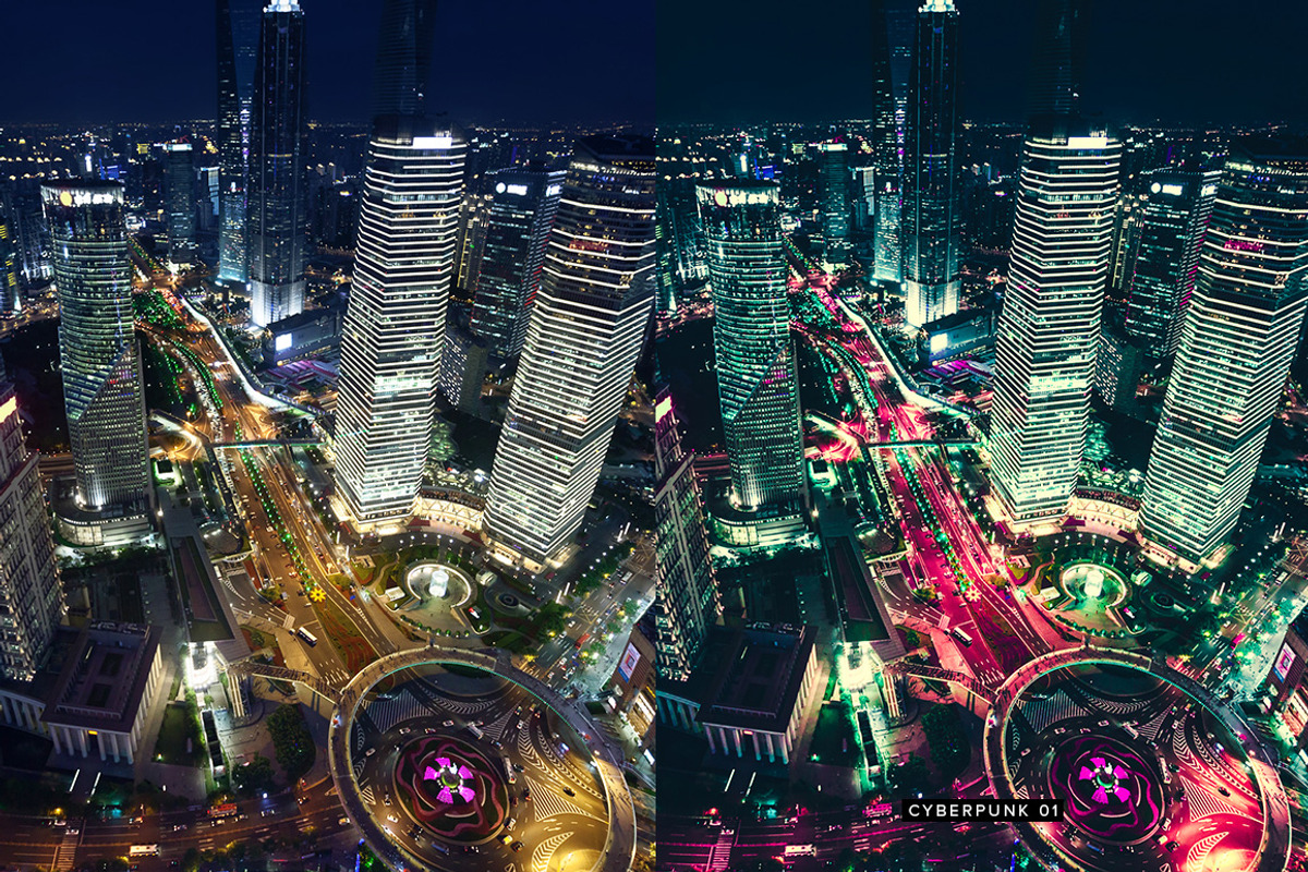 10 Cyberpunk Lightroom Presets LUTs, an Action Add-On by SparkleStock (Photo 6 of 8)