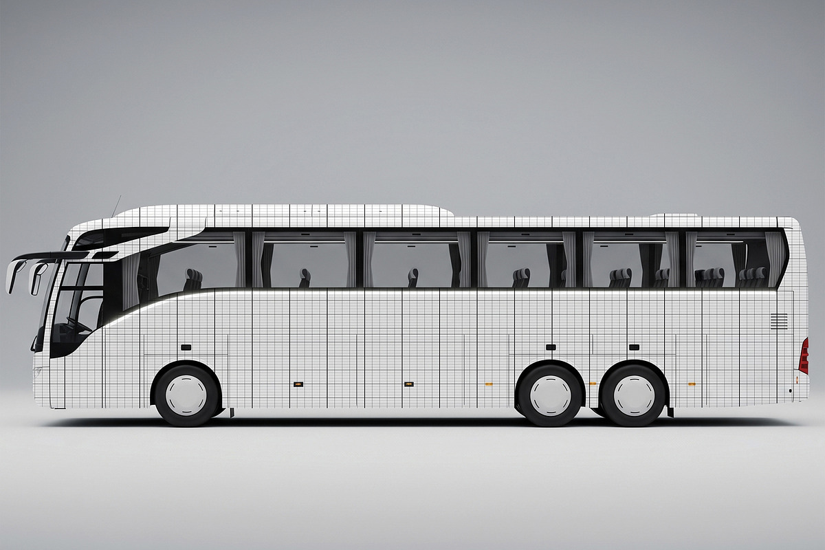 Bus Mockup Template