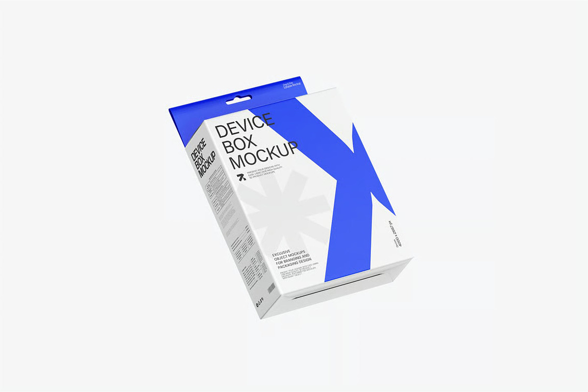 Flat Hanging PSD Box Mockup, a Packaging Mockup by zphotographystudio (Photo 2 of 5)