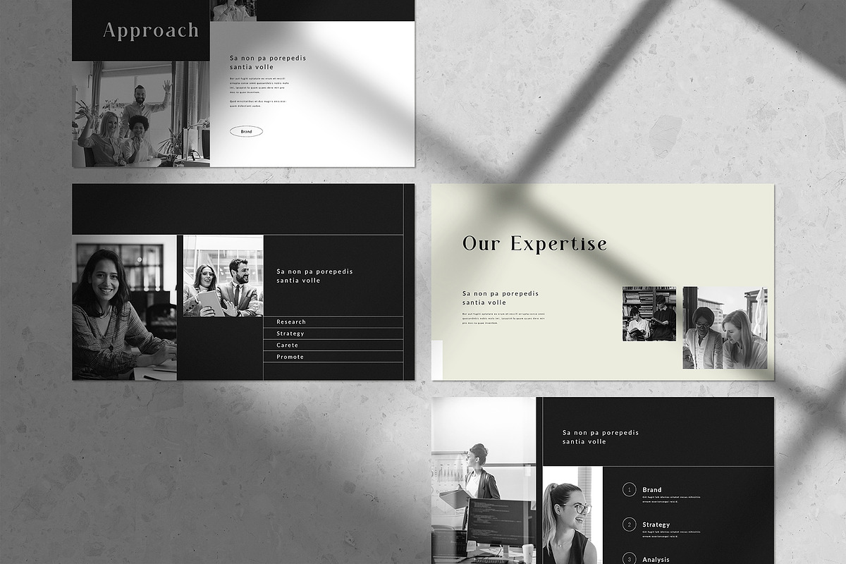 Portfolio Template Keynote, a Presentation Template by White Graphic (Photo 5 of 7)