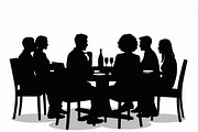 People Eating Vector Design, an Illustration by jahid234 (Thumbnail 7 of 9)