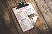 Simple Restaurant Menu, a Flyer Template by Gumico Studio. (Thumbnail 4 of 4)