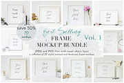Picture frame mockup - psd x20, a Print Template by L'Aura Studio (Thumbnail 2 of 7)