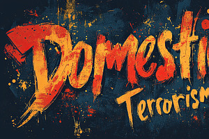 Vibrant Graffiti Art Illustrating Domestic Terrorism Concept