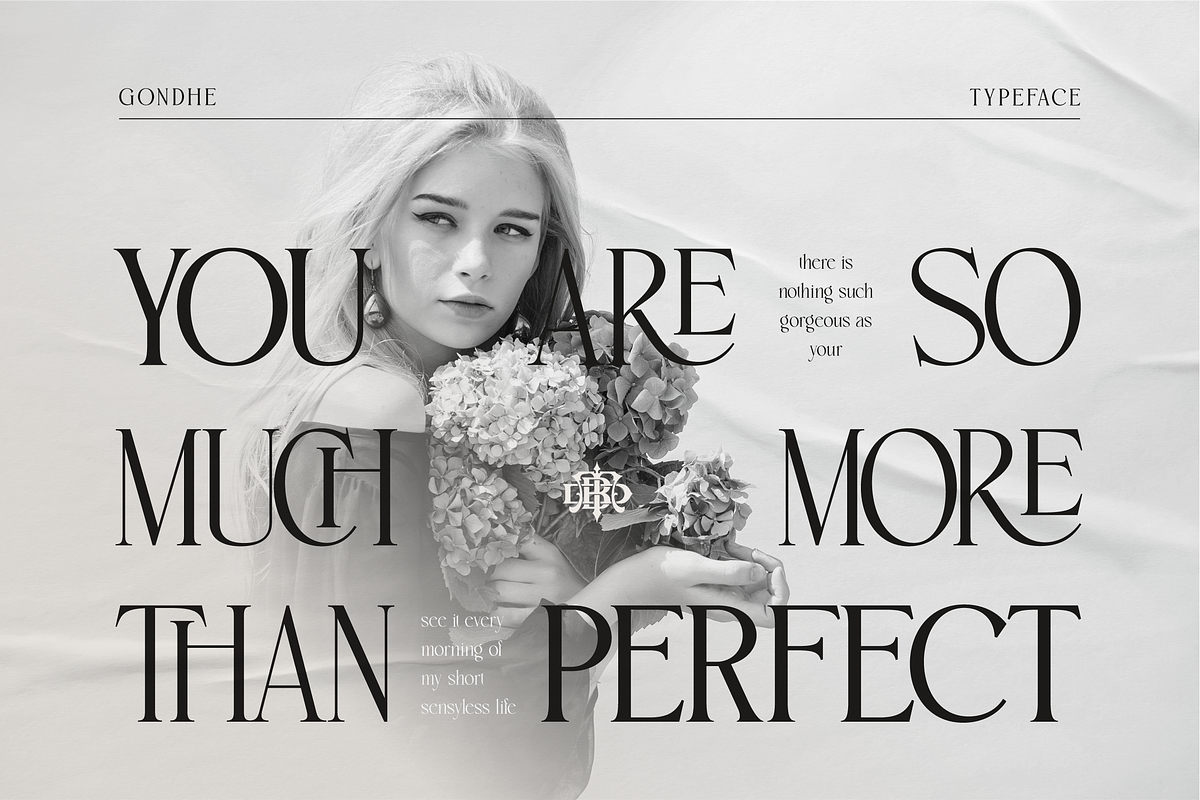 Gondhe - Elegant Serif with Swashes, a Serif Font by Burntilldead (Photo 10 of 12)
