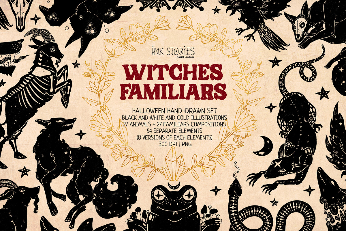 Witches Familiars, an Animal Illustration by Ink Stories (Photo 1 of 44)