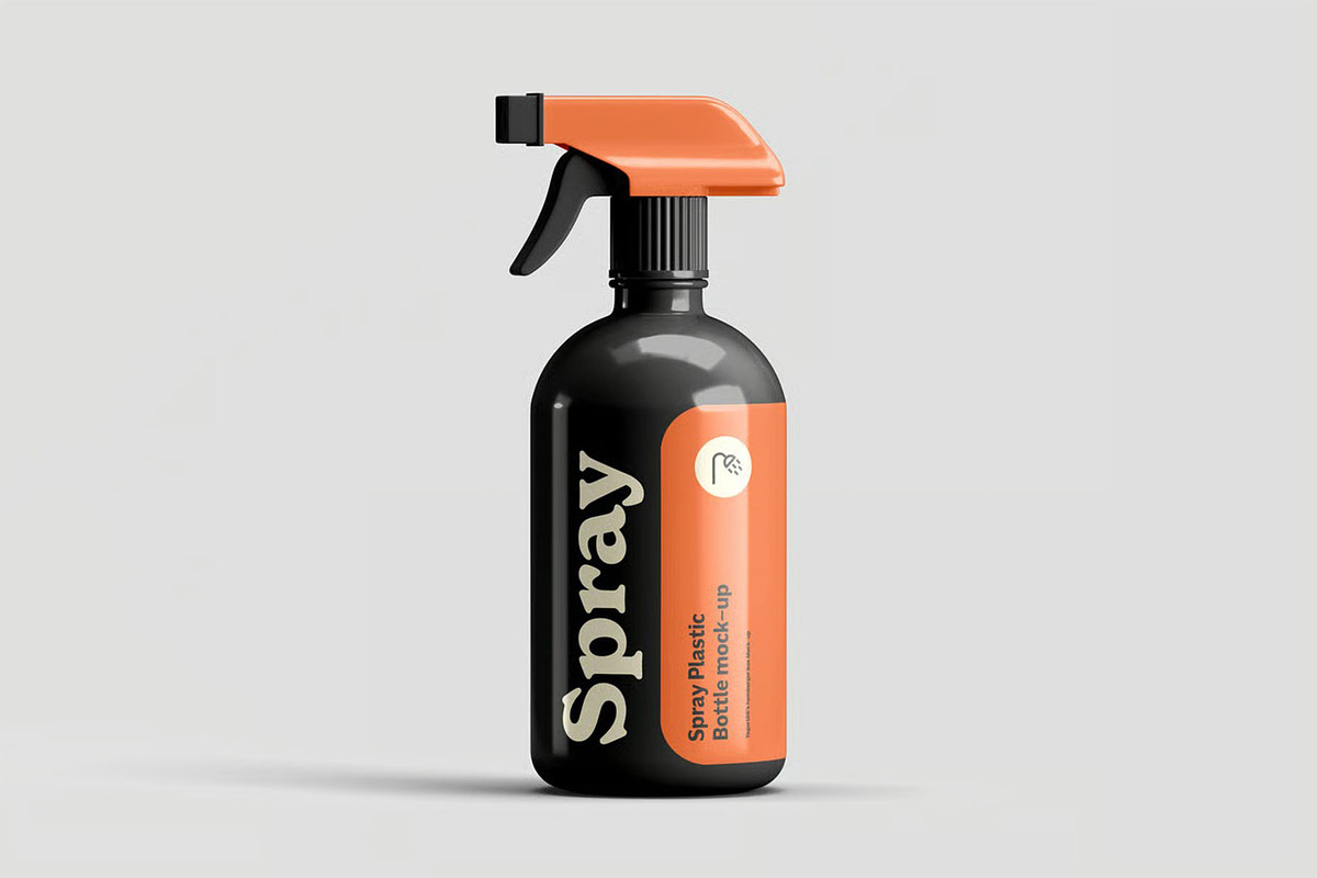 Spray Bottle Mock-up, a Product Mockup by zippypixelstudio (Photo 2 of 12)