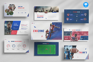 American Football Keynote, a Presentation Template by Pixslides