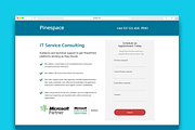 IT Consulting Landing Page [PSD], a Landing Page Template by Apexure Designs (Thumbnail 3 of 3)