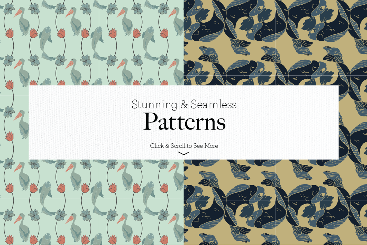 Fancy Pelican Collection, a Texture Illustration by DesignsByMissM (Photo 3 of 4)