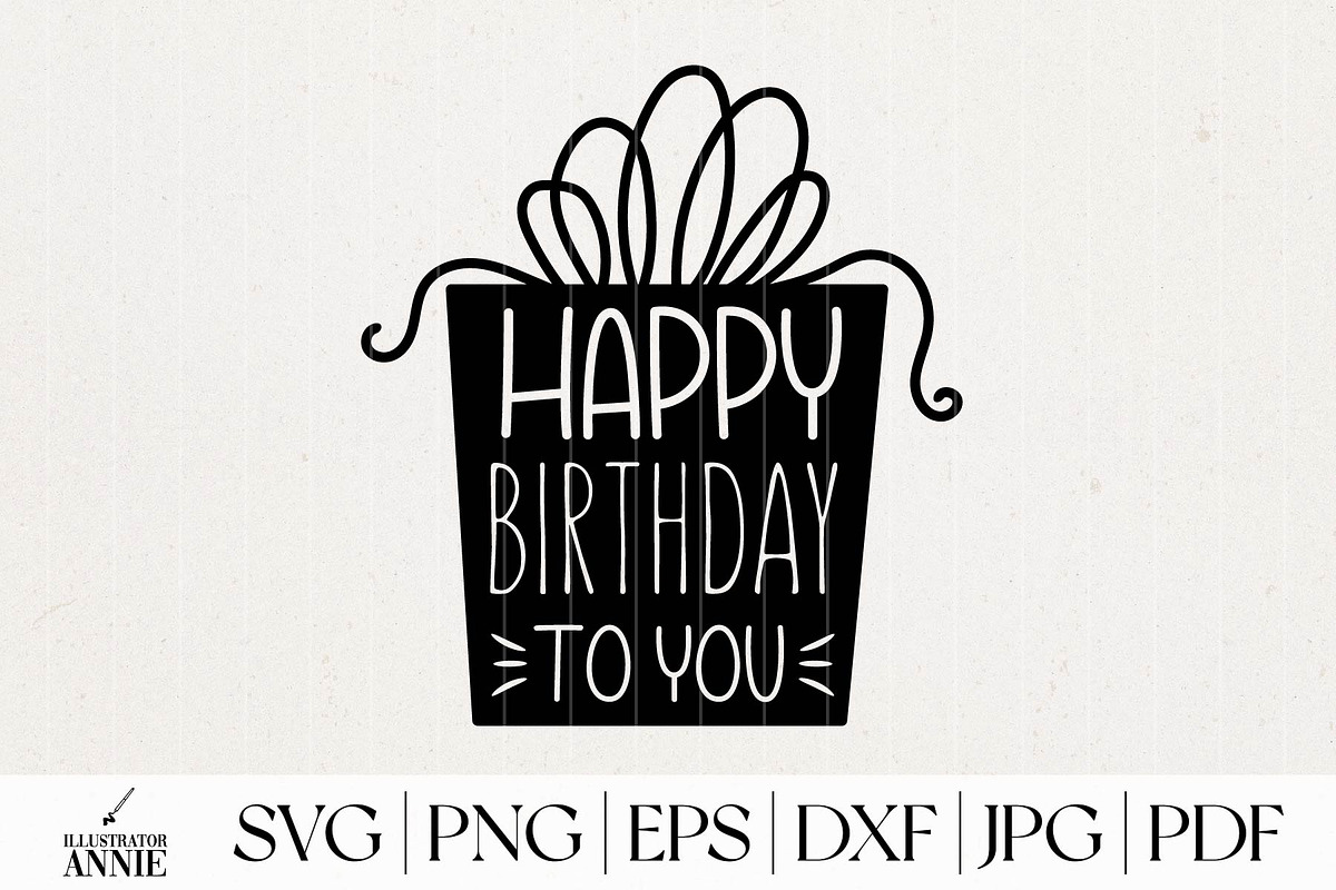 Happy Birthday SVG Bundle, an Object Graphic by IllustratorAnnie (Photo 2 of 4)