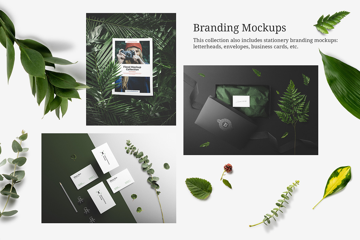 Floral Mockups Collection, a Product Mockup by Mockup Cloud (Photo 4 of 10)