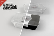 Microwave Containers PackagingMockup, a Cups & Container Mockup by INCDesign (Thumbnail 1 of 9)