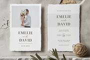 Minimalist Wedding Invitation Card, an Invitation Template by kin9candra (Thumbnail 4 of 9)