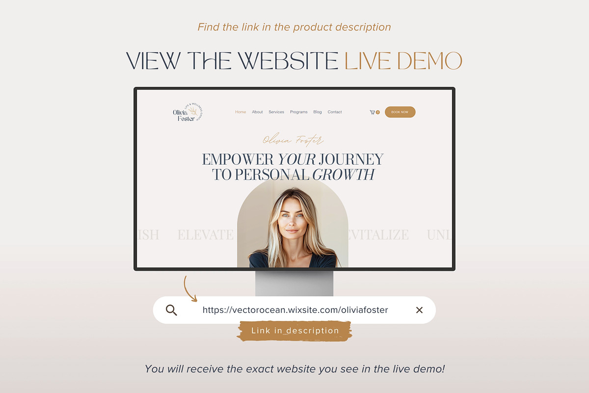 Wix Website Template for Coaches, a Wix Template by vectorocean (Photo 2 of 11)