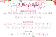 Dhefentha, a Script Font by Yoga Letter (Thumbnail 8 of 9)