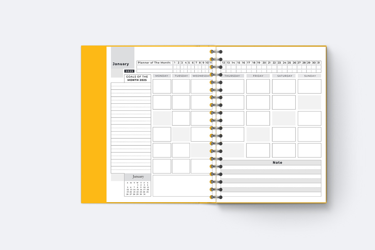 Ultimate Planner Bundle Pack 2024-27, a Stationery Template by obayes (Photo 8 of 16)
