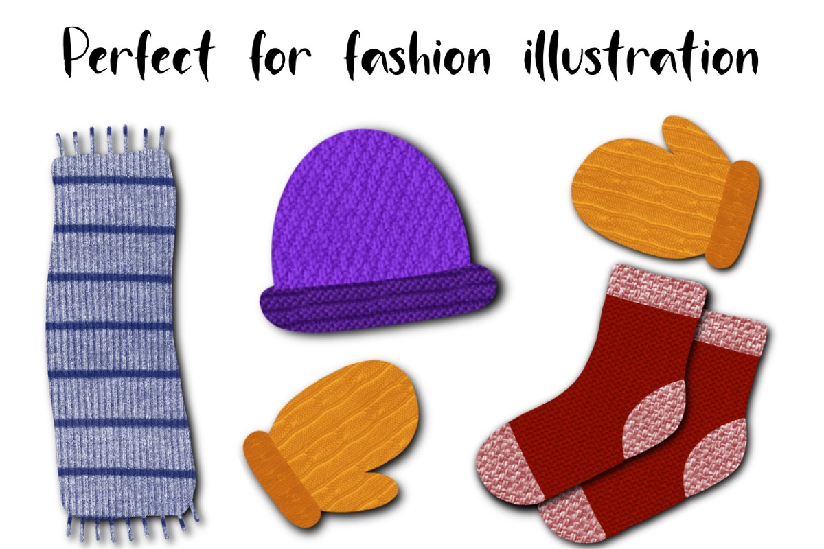 Knitted seamless Procreate brushes, a Brush Add-On by Almazova Dolzhenko (Photo 4 of 10)