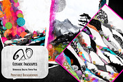 Cosmic Inkscapes: Dreamy Landscapes, a Background Graphic by NiiiNArt (Thumbnail 3 of 9)