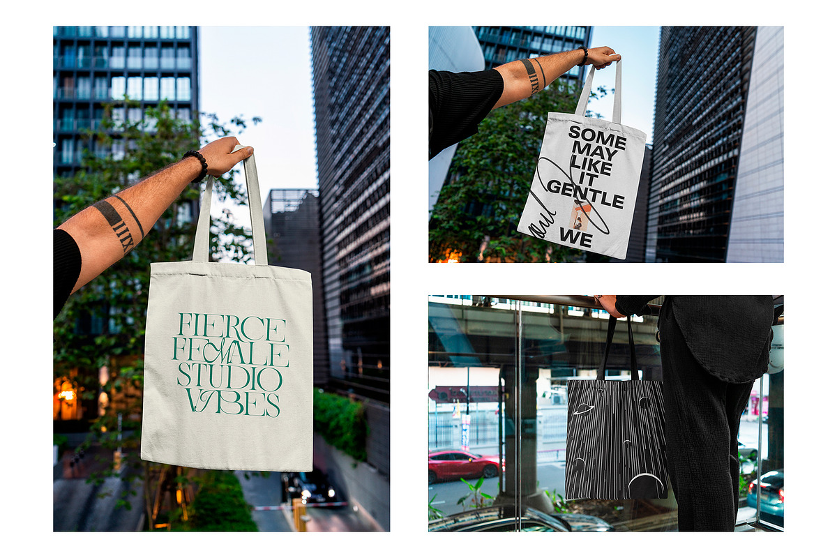 Tote Bag Urban MockUps, a Merchandise Mockup by Dikarte.Store (Photo 6 of 9)