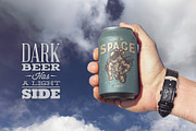 Beer Can in the Sky Mockup, a Packaging Mockup by SmartDesigns (Thumbnail 3 of 3)