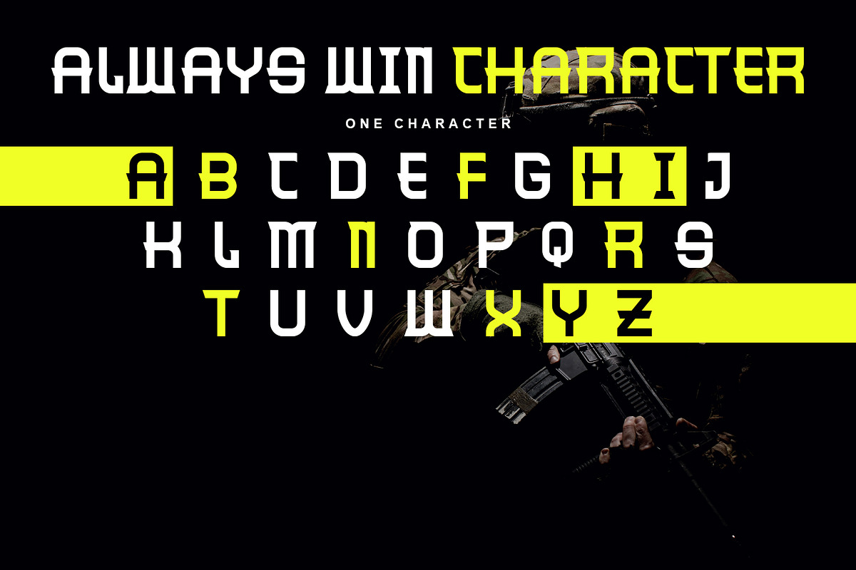 Always Win, a Sans Serif Font by Hello Muh (Photo 3 of 5)