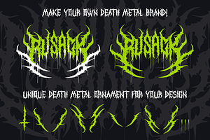 Munderic Godas Death Metal Font