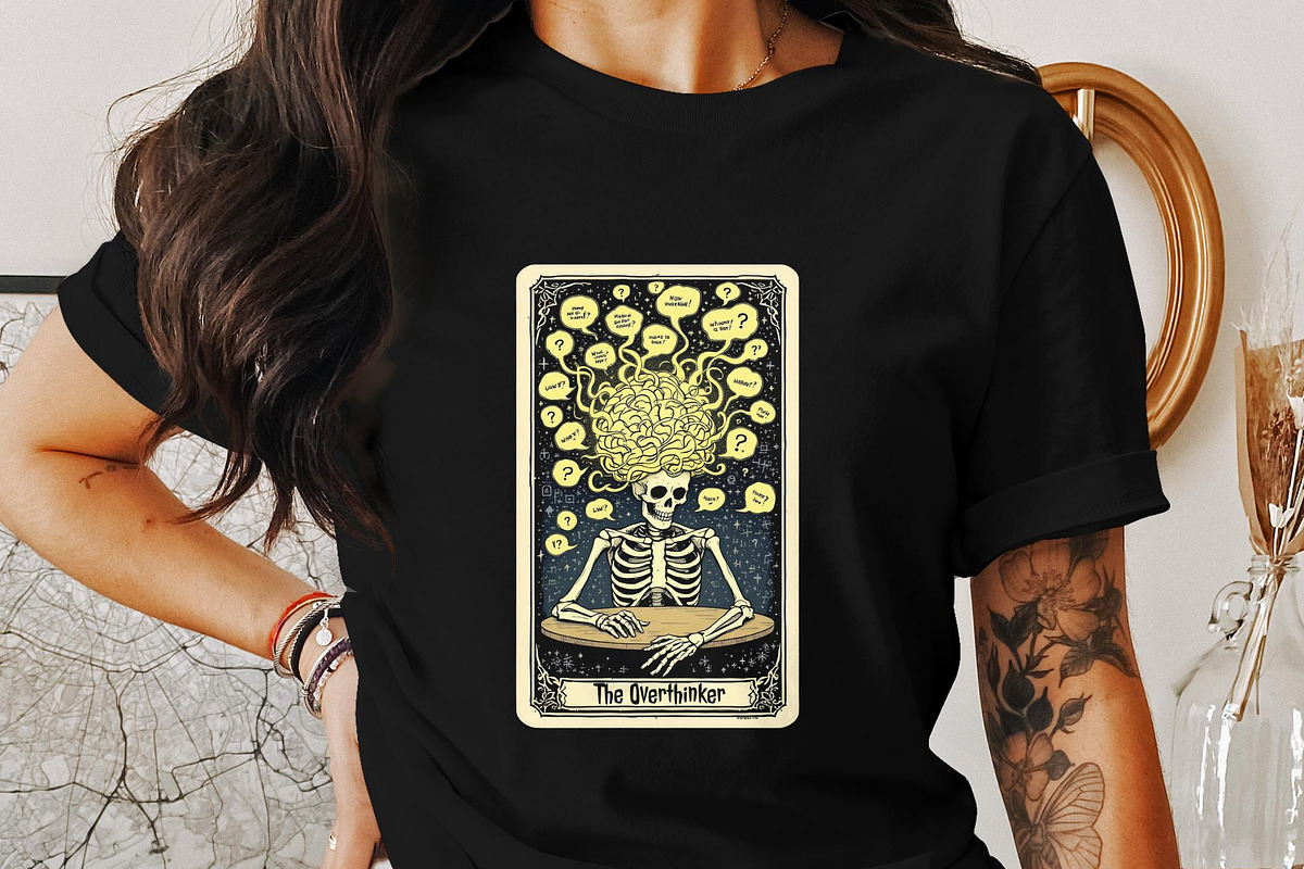 Funny Horror Tarot Cards PNG Bundle, a Decorative Illustration by Twisted Mountains (Photo 3 of 10)