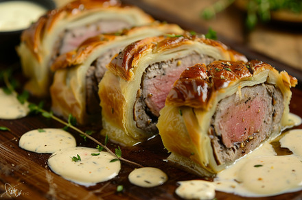 A detailed view of a meat roll on a, a Photo by Iftikhar Alam