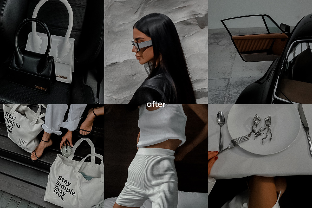 5 BLACK LIGHTROOM PRESETS, a Preset Add-On by Hot Buns Presets (Photo 3 of 11)
