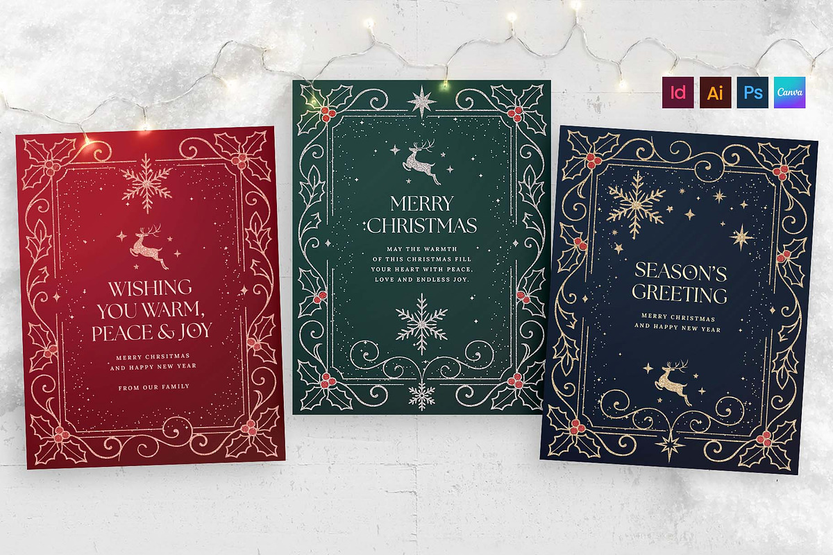 Merry Christmas Flyer Template, a Flyer Template by BrandPacks (Photo 1 of 6)