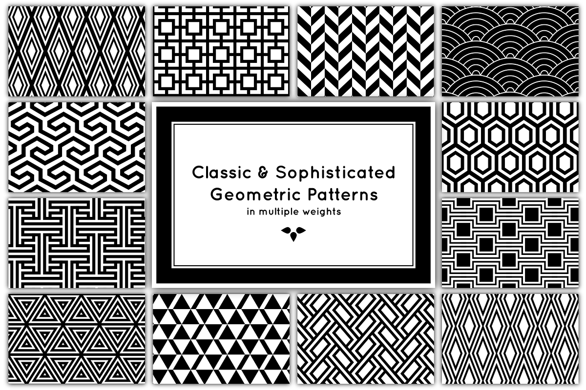 Geometric Patterns Bundle, a Pattern Graphic by HMJS Designs (Photo 2 of 5)