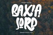 Baxia Jord Modern Display Font