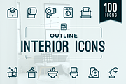 Home Interior / Household Icons, an Outline Icon by Limitless (Thumbnail 1 of 2)