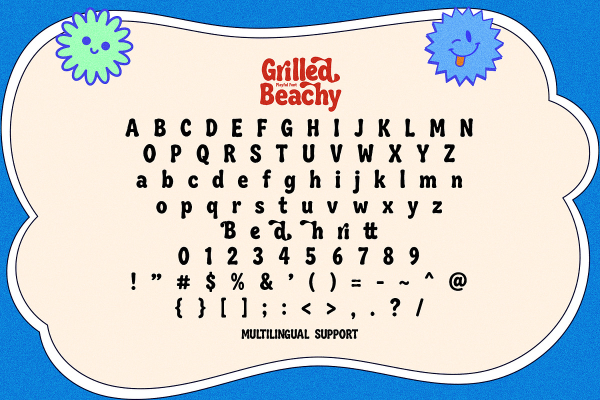 Grilled Beachy Playful Retro Display, a Sans Serif Font by Maulana Creative (Photo 6 of 7)