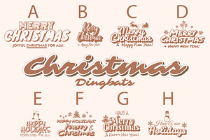 Christmas Dingbats Font